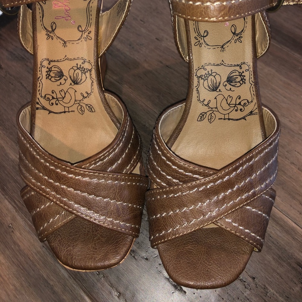 Jellypop wedges. Like new